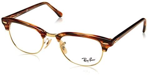 Ray Ban Rx5154 Clubmaster Square Eyeglass Frames In Brown Save 28 Lyst