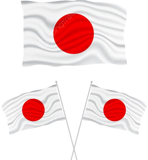 Japón Bandera Transparente Png Vector Png Japón La Bandera De Japon