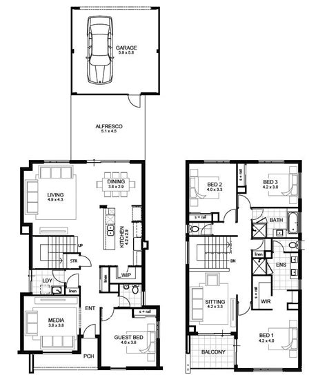 3 Bedroom House Designs Perth Double Storey Apg Homes Cool House