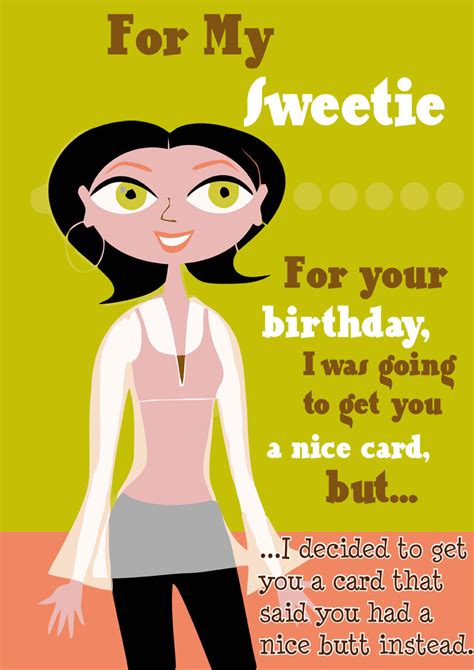 Funny Girlfriend Wife Birthday Card — Printbirthdaycards