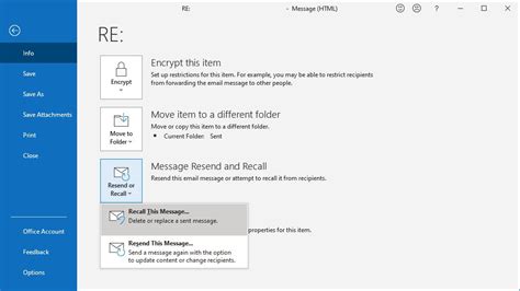 How To Recall A Message In Outlook 2011 Lmtwink