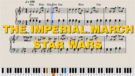 A Marcha Imperial Star Wars Partitura [sheet] Youtube