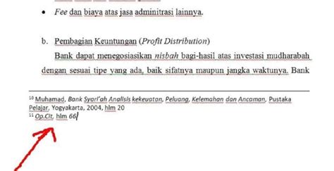 Cara Membuat Footnote Plus Contoh Dan Cara Menulisnya