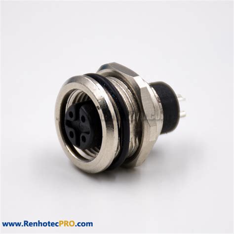M12 Connector 4 Pin Pinout Field Wireable Connector A