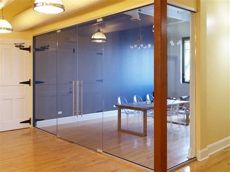 interior glass walls creative sliding doors of chicago