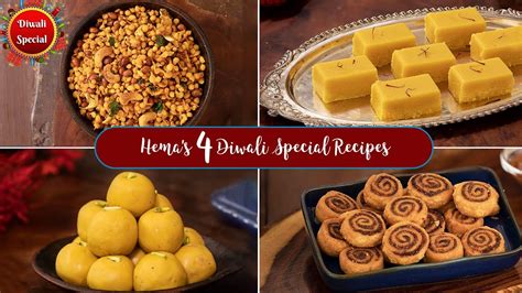 4 Diwali Special Sweet And Snacks Recipes Diwali Sweets Recipes At Home Diwali Mithai