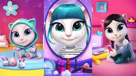 My Talking Angela Gameplay Great Makeover For Children Hd 2017 Youtube