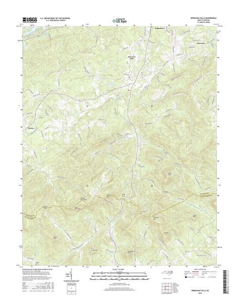 Mytopo Moravian Falls North Carolina Usgs Quad Topo Map