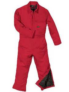 Walls Zero Zone Mens Twill Insulated Coveralls Tall Inseams Navy And Red