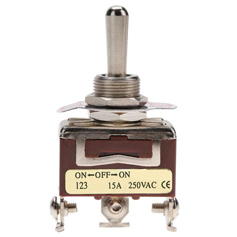 15a 250vac Toggle Switch On Off On Momentary Toggle Switch Spdt 3 Pin