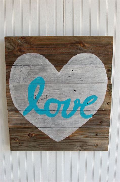 Pallet Wood Love Sign Rustic Love Art By Sumsouthernsunshine Wood