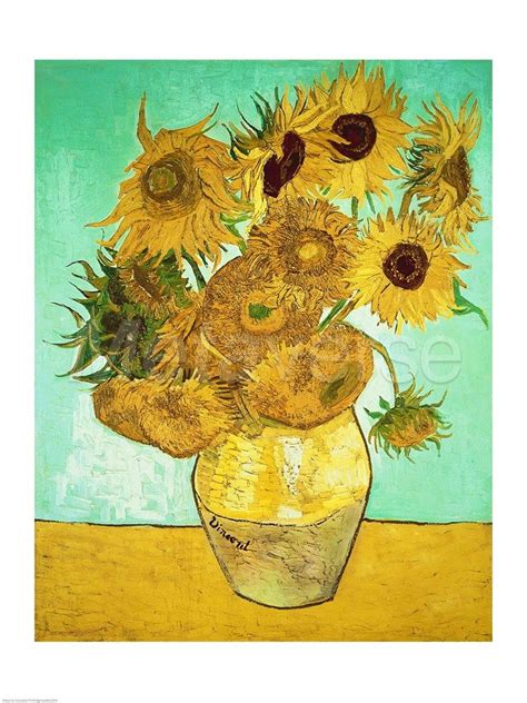 Sunflowers 1888 Fine Art Print By Vincent Van Gogh At Vangoghgallery