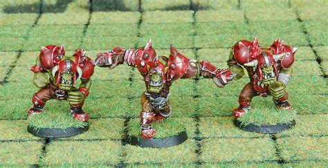 Showcase Blood Bowl Orcs Tale Of Painters