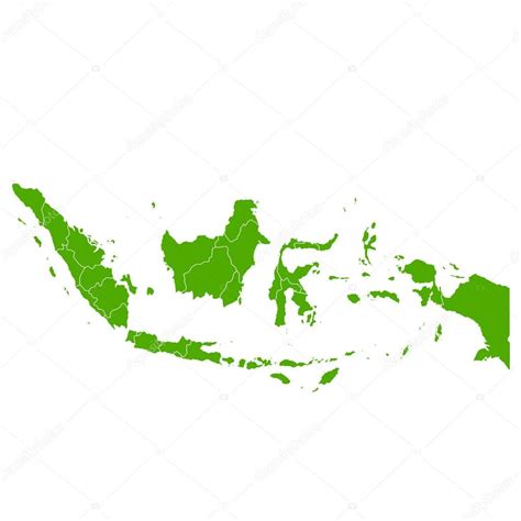 Indonesia Map Country Icon Stock Vector Image By ©jboy24 108798086