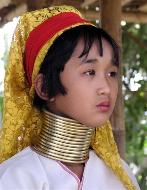 Myanmar Padaung Girl Karen Long Neck Hill Tribe 19 A Photo On