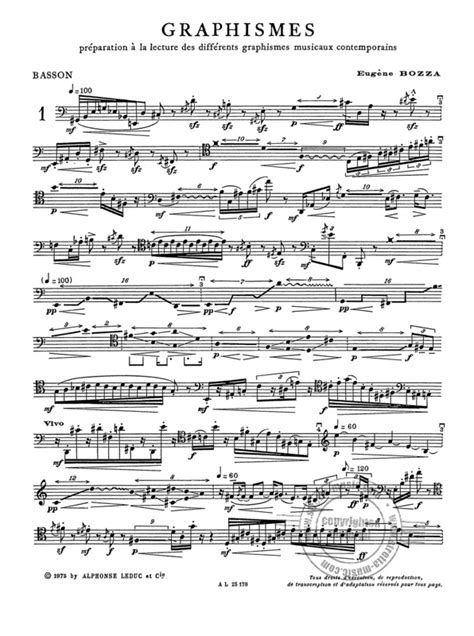 Graphismes From Eug Ne Bozza Buy Now In The Stretta Sheet Music Shop