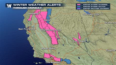 Winter Storm To Impact California Weathernation