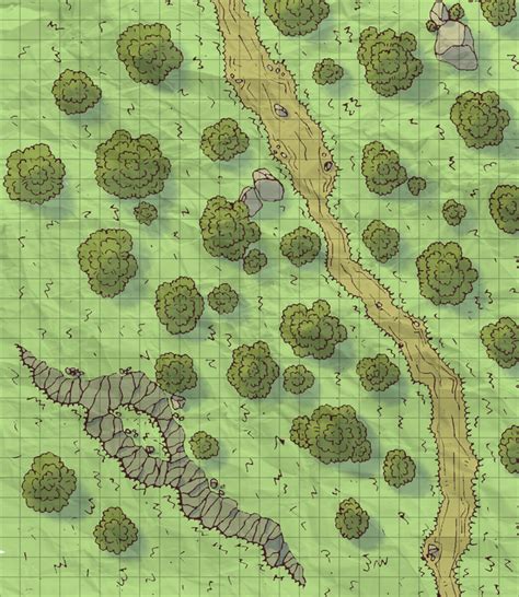 Forest Battle Map Dnd 5e