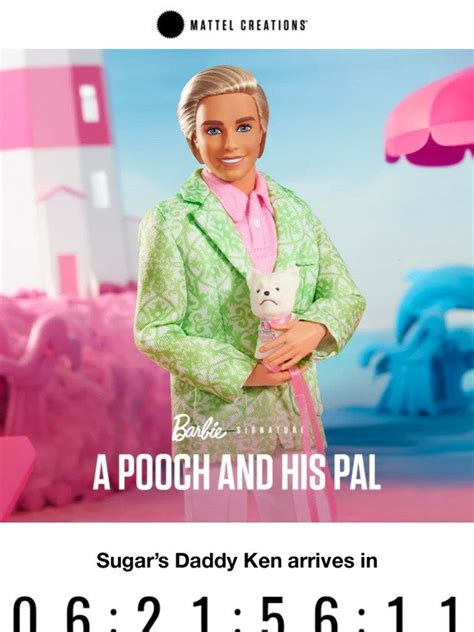 Barbie Coming Oct 12 Sugar’s Daddy Ken Doll Milled