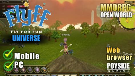 flyff universe gameplay openworld mmorpg youtube