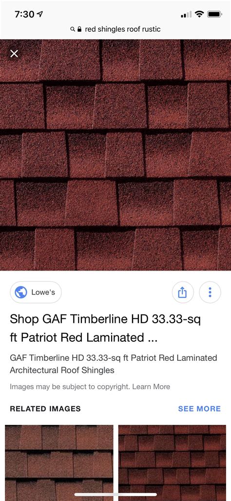 Timberline Patriot Red Shingles Georgiaavery