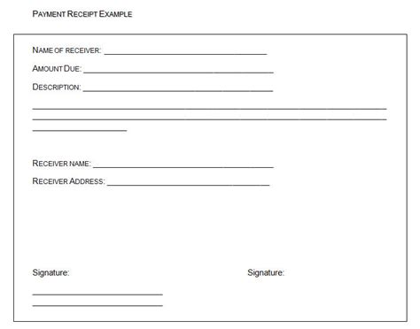 The Proper Receipt Format For Payment Received And General Basics