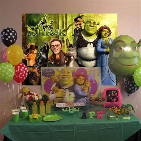 Shrek Backdrop Party Supplies Party Decorations Photography Backdrops