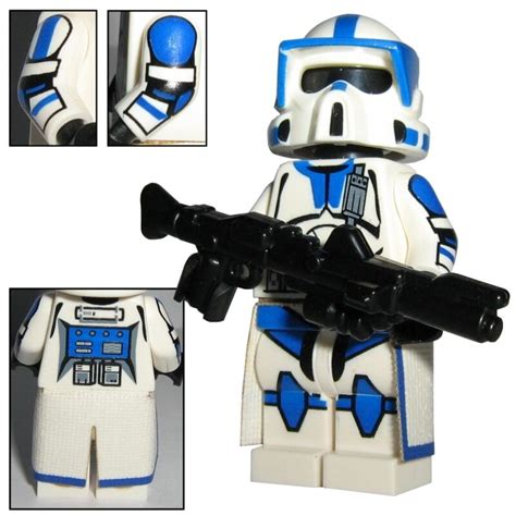 501st Legion Arf Clone Trooper Boomer Figur Aus Lego