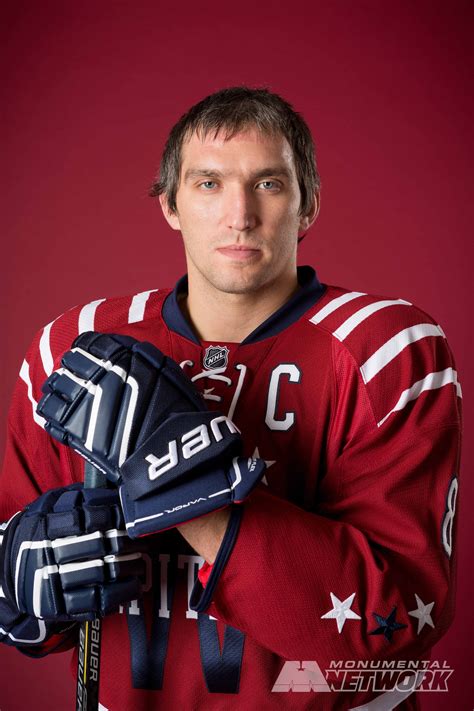 Washington Capitals Captain Alex Ovechkin Shows Off The Caps 2015