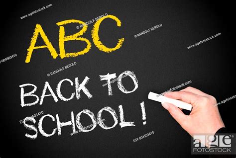 Abc Back To School Stock Photo Picture And Low Budget Royalty