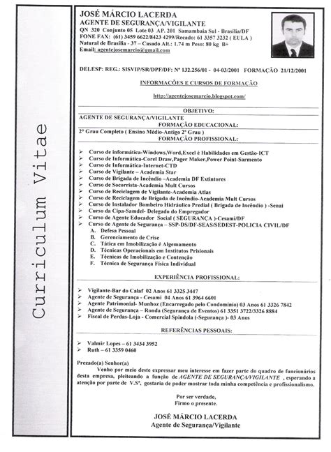 Curriculum vitae examples and writing tips, including cv samples, templates, and advice for u.s a curriculum vitae (cv) provides a summary of your experience, academic background including. 8 Awesome Modelo De Curriculum Vitae Brasil Para Completar ...