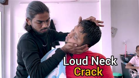 Loud Neck Crack Intense Head Massage And Shoulder Massage By Michael Barberasmr Youtube