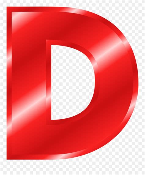 Download Big Red Letter D Clipart Letter Alphabet Clip Art Big Letter D Red Png Download