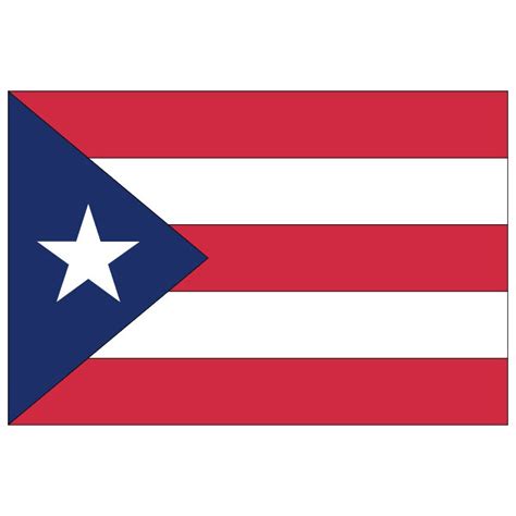 Puerto Rico Flageps Royalty Free Stock Svg Vector