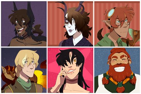 Rp Character Lineup By Kre Kael On Deviantart