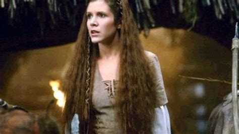 The Dress Of Princess Leia Carrie Fisher In The Ewok In Star Wars