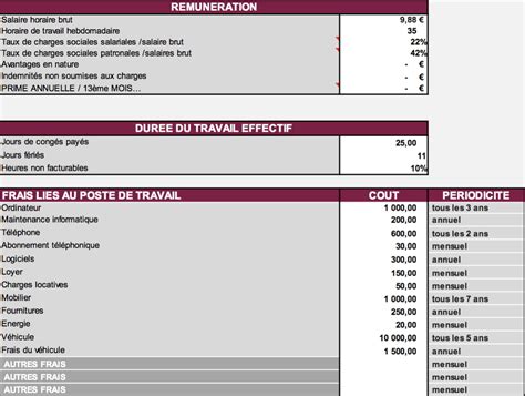 Le contrat individuel de travail, qui peut être à durée déterminée ou indéterminée, est conclu directement entre l'employeur et le salarié. Outil de calcul du coût de revient d'un salarié