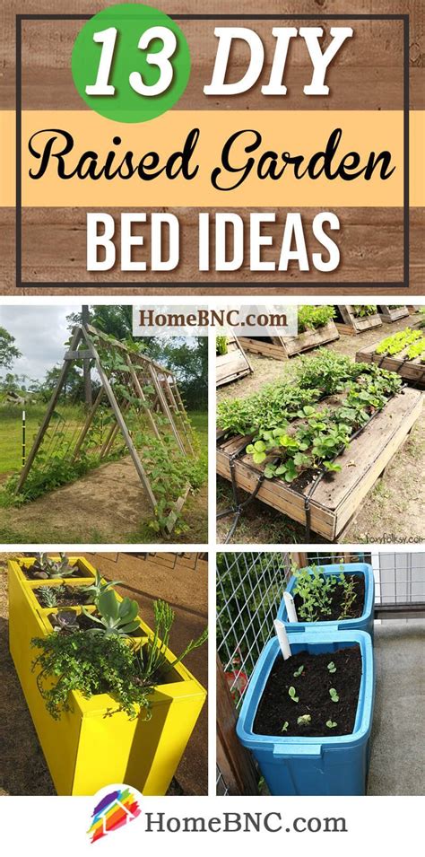 Easy tutorials & designs to build raised beds or vegetable & flower garden box planters with inexpensive materials! 13 Cheap and Easy DIY Raised Garden Beds You Can Actually Build Yourself | Raised garden beds ...