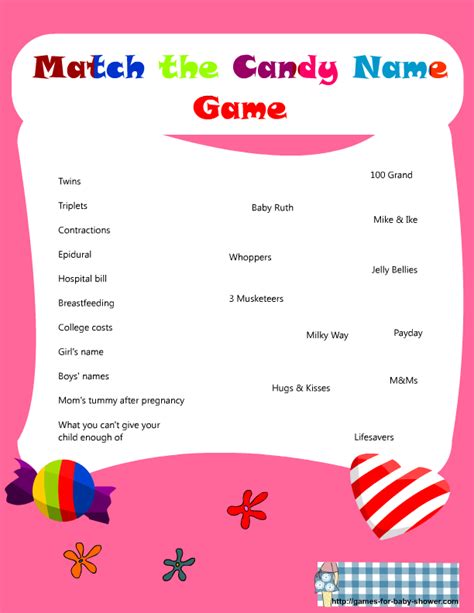 6 Best Images Of Printable New Baby Shower Games Free
