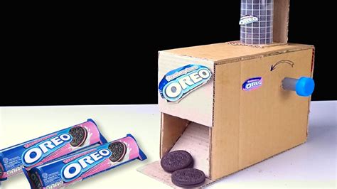 How To Make Oreo Vending Machine Easy From Cardboard At Home Mr H2
