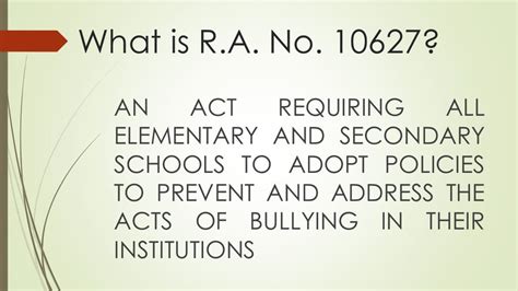 Anti Bullying Act Of 2013