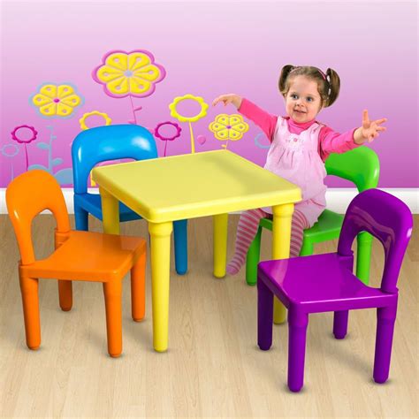 Kids Table And Chairs Play Set Toddler Child Toy Activity Furniture In