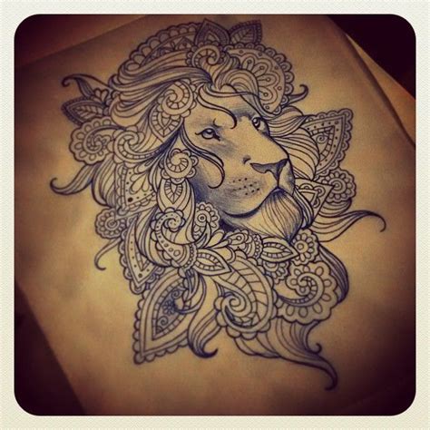 25 Mejores Imágenes De Detailed Lion Thigh Tattoos En Pinterest