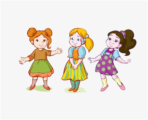 Cartoon Girl Dress Up Cartoon Clipart Dress Up Skirt Png Transparent