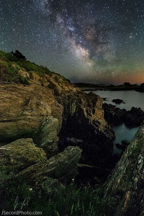 Photos Of The Maine Coast At Night Night Skies Sky Night Photos