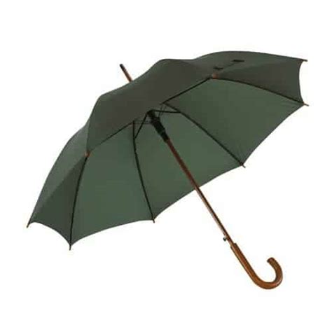 Grøn Paraply Træhåndtag 10 Varianter Fragt 39 Kr Buddy
