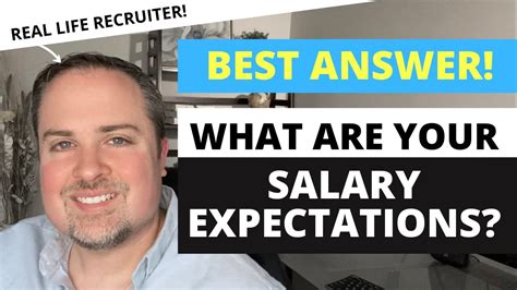 What Are Your Salary Expectations Best Answers Youtube