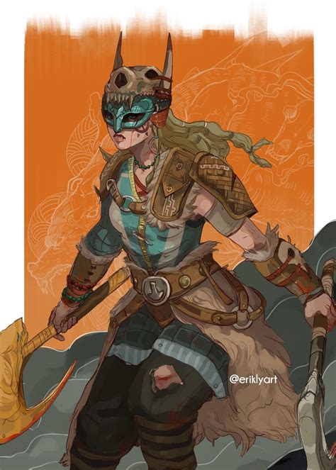 The Art Showcase — For Honor Fan Art By Erik Ly Viking Character