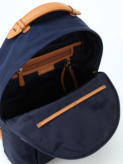 Backpacks Michael Kors Kelsey L Navy Blue Nylon Backpack 30F7GO2B7C414