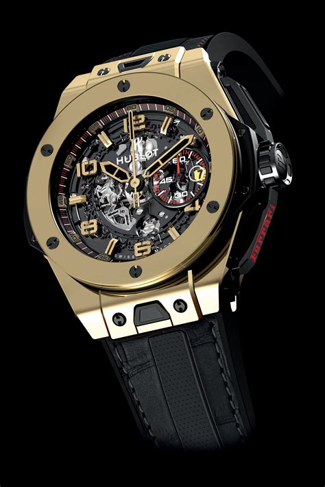 Carbon and ceramic models dominate the series, though king gold and magic gold versions are also available. Big Bang Ferrari Magic Gold de HUBLOT - Nuevos Relojes